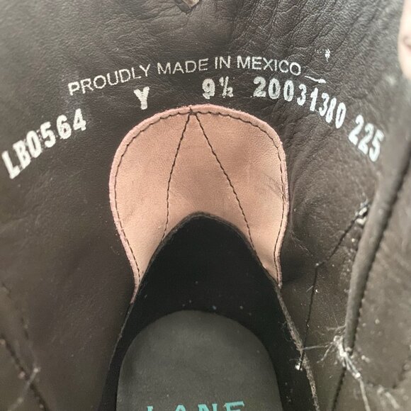 Lane EMMA JANE Womens Cowboy Bootie 9.5 Western Pink Cowgirl Short Ankle Boots - Picture 11 of 13